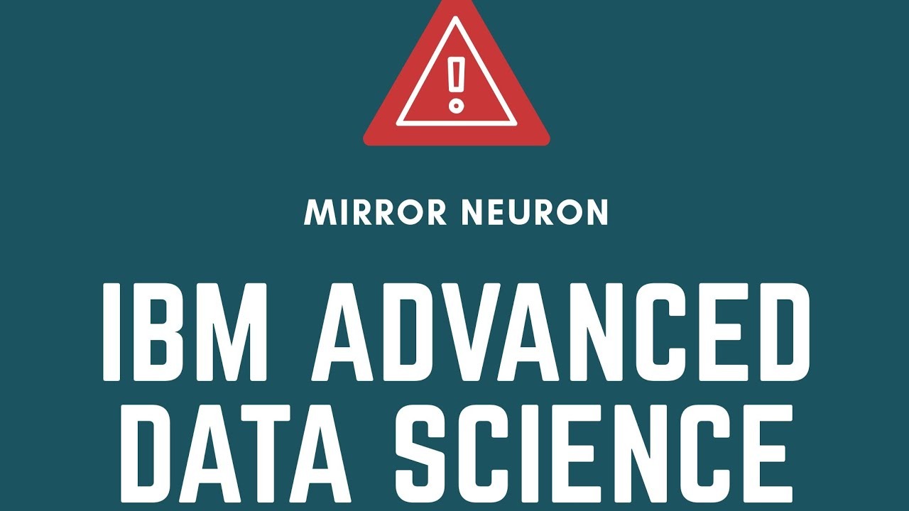 About advanced data science with IBM Specialization