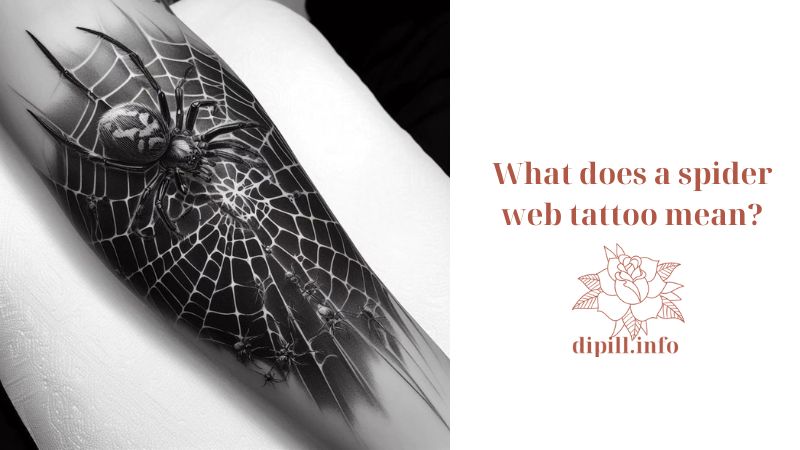 What does a spider web tattoo mean