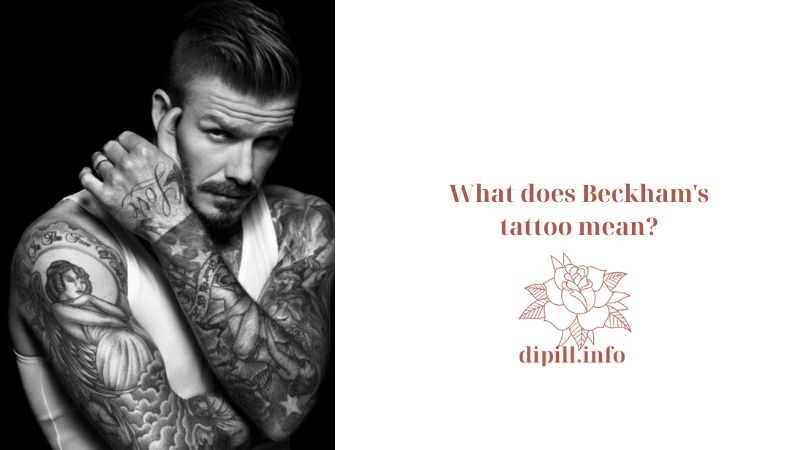 What does Beckham's tattoo mean