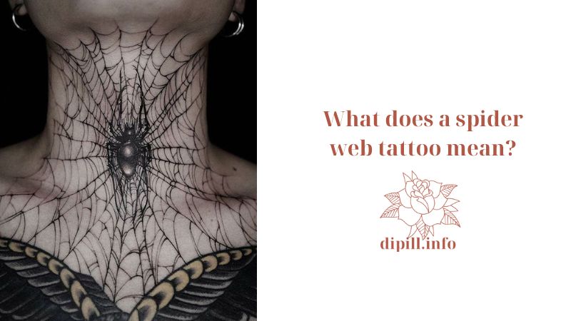 What does a spider web tattoo mean