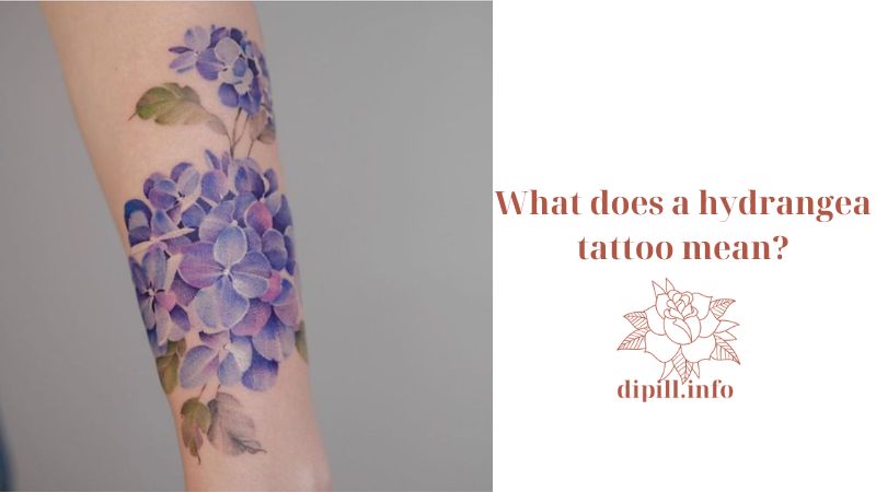 What does a hydrangea tattoo mean?