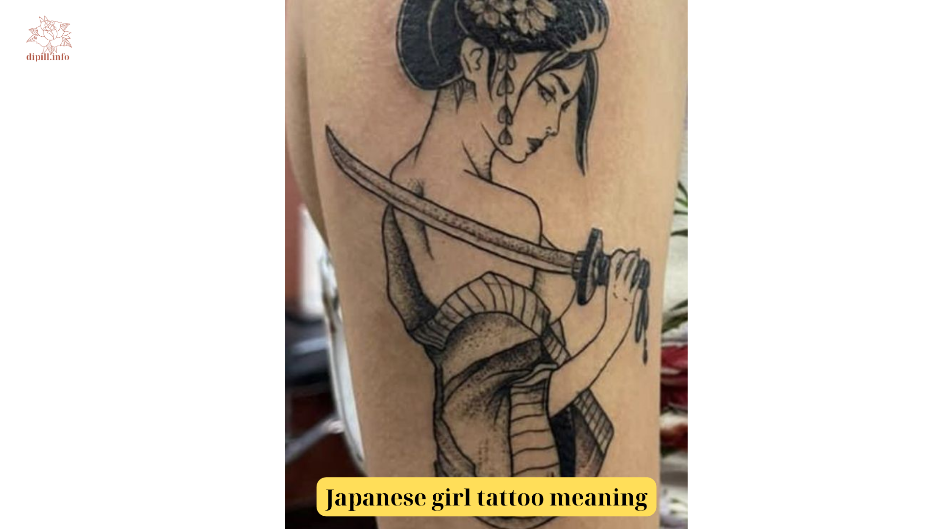 Japanese girl tattoo meaning