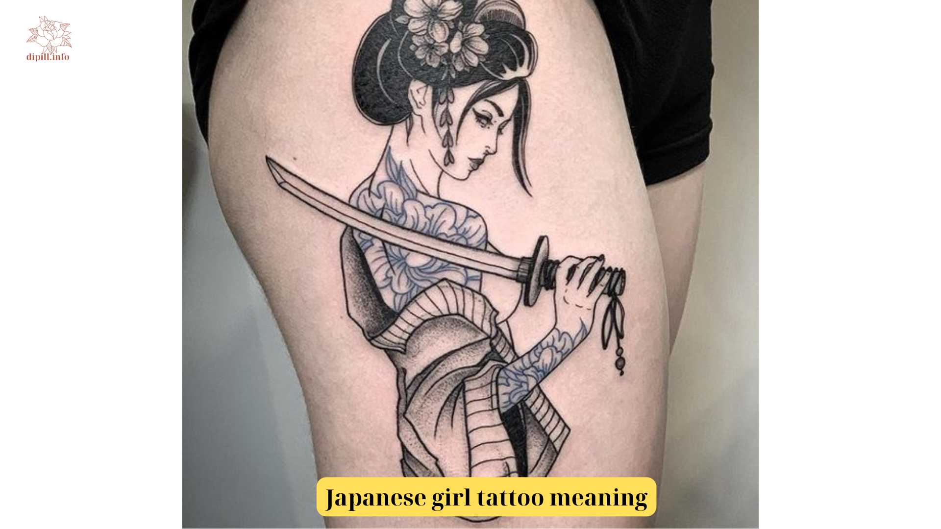 Japanese girl tattoo meaning