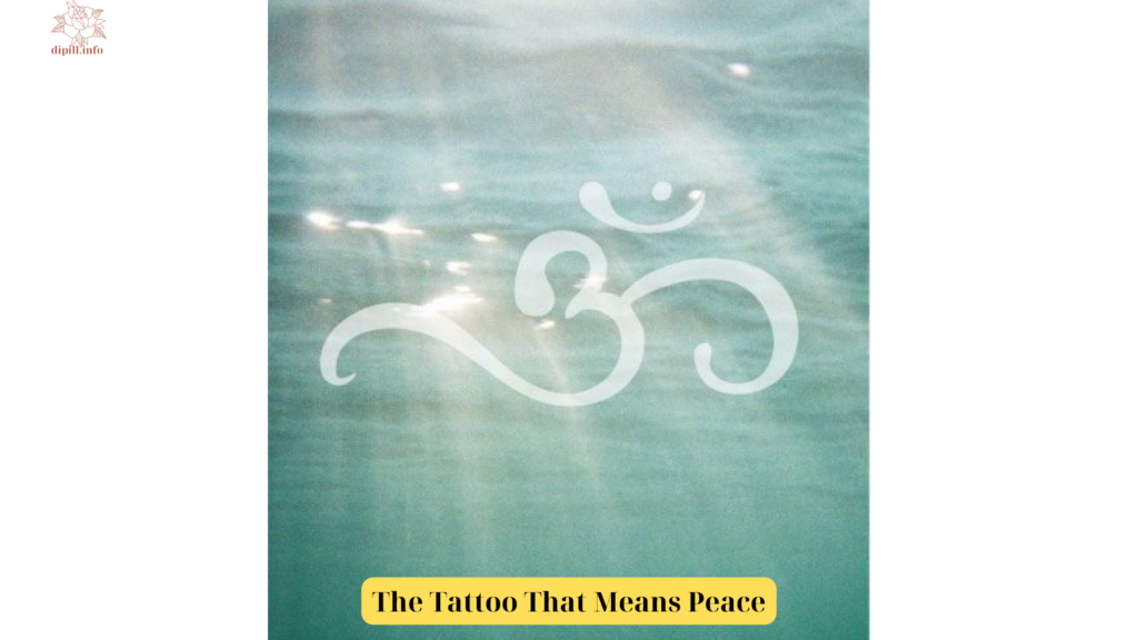 The Tattoo That Means Peace