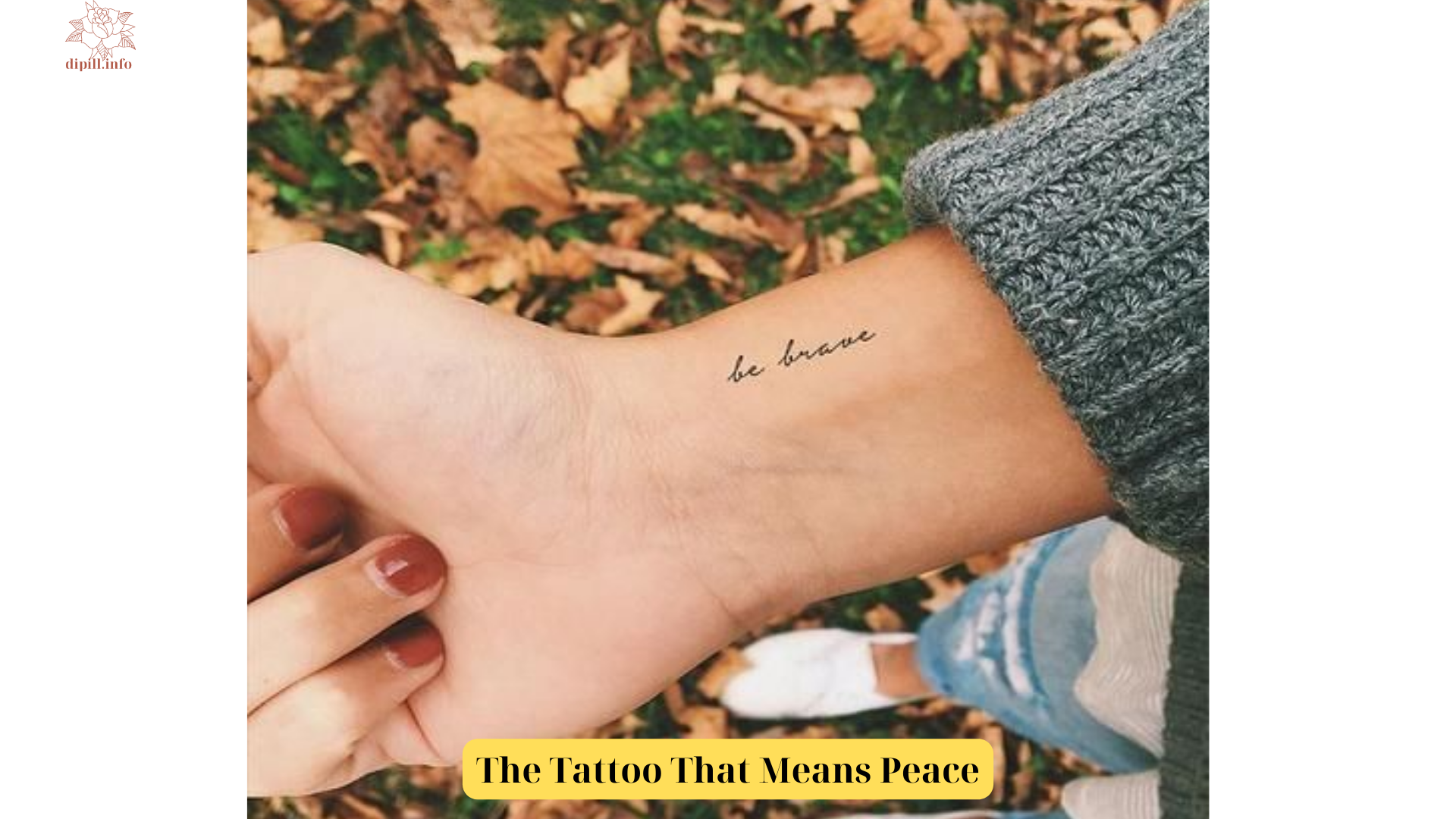 The Tattoo That Means Peace