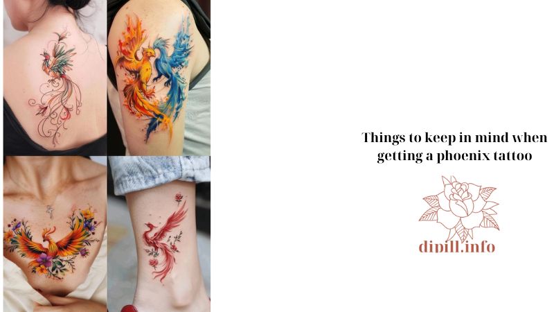 Things to keep in mind when getting a phoenix tattoo