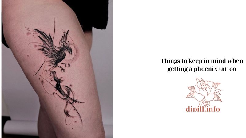 Things to keep in mind when getting a phoenix tattoo