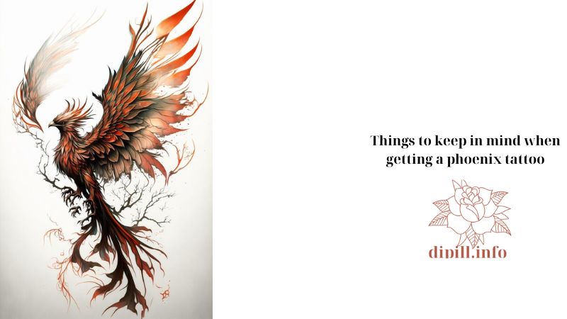 Things to keep in mind when getting a phoenix tattoo