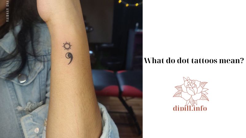 What do dot tattoos mean 