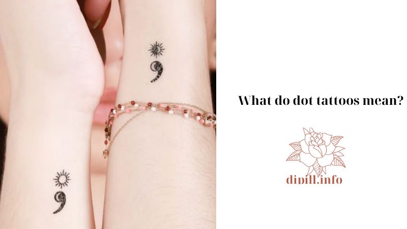 What do dot tattoos mean 