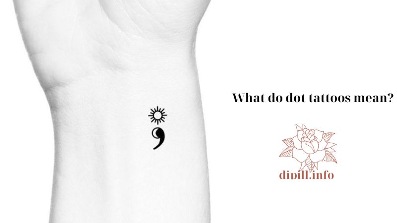 What do dot tattoos mean 